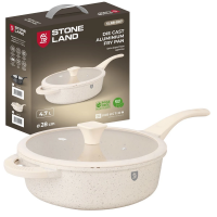 Сковорода АП с крышой 28см STONE LAND  SL88-007