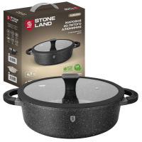 Жаровня АП индук 28см. 4,7л STONE LAND  SL83-002