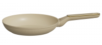 Сковорода АП литая PREMIUM индук цв. крем 26см R-17226
