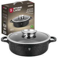 Жаровня АП индук 32см,5,8л STONE LAND  SL93-005