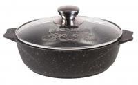 Жаровня МЕЧТА АП  32см 6л. black стек крыш  36802