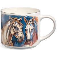 Кружка HORSE LEFARD 500мл золото  260-1058