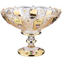 Конфетница стекл. GOLD GLASS  d19,5см h15см. 195-171