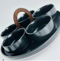 Менажница BLACKWOOD 28см (8) П 235-036