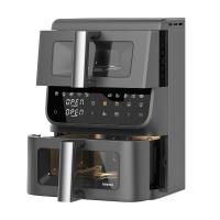 Аэрогриль CENTEK 2 чаши 3,5л+6,5л  сенсор упр 10прогр.  СТ-3107