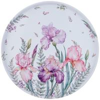 Поднос сервировочный нерж. ИРИСЫ нерж 33см. 898-208