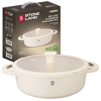Жаровня АП индук 28см. 4,7л STONE LAND  SL83-001