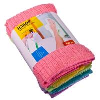 Набор 5шт. салфеток микрофибра 30*30см. 6099-1