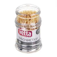 Зубочистки в стакане бамбуковые 180шт. (10) VETTA 437-242