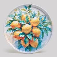Поднос сервировочный CITRUS CHARM 33*2,1см 898-244