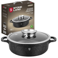 Жаровня АП индук 36см,7,8л STONE LAND  SL93-007