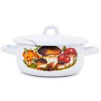 Кастрюля эм. ГРИБЫ  1,45л индукц  ЭТ (6) 712034